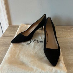 J.Crew Black Suede Pumps